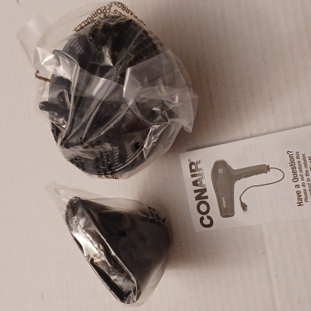 $4 Add-on New Hair Dryer Accessories - Conair Concentrator & Diffuser